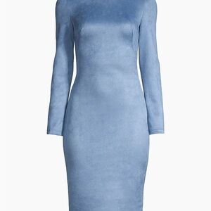 Black Halo Anita Velvet Sheath Dress